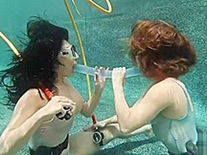 Girls Having Fun Underwater Pt1