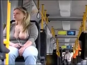 German Girl Being Stalked On The Bus