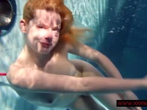 Lucie Hot Russian Teen In Czech Pool