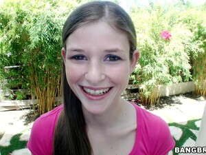 Cute Amateur Teen Lara Brookes Handjobs And Titjobs Outdoors In POV