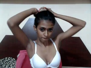 Indian, Natural, Solo, Strip, Webcam