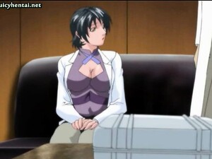 Tied Up Anime Gets Mouth Fucked