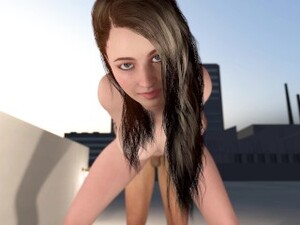 Rooftop Sex Allows Me Room To Grow - Giantess Sex & Breast Expansion