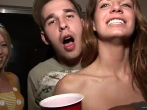 Wild Interracial College Party With Cock-Craving Sluts