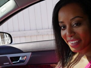 Passionate Interracial Fucking In The Car With Cute Deana Dulce