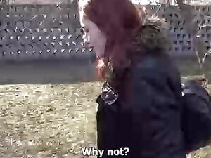 Red Haired Chick With Big, Natural Tits, Nada Is Often Having Sex With Her Music Teacher