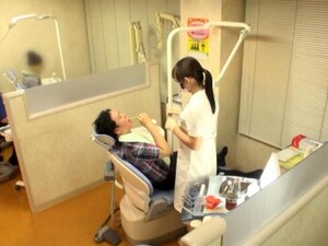 Japanese Dentist Kiritani Nao Flashes Boobs And Gets Fucked Hard