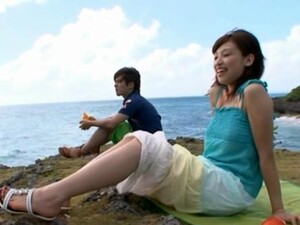 Outdoor Dick Sucking By The Beach With Syouko Akiyama And Her BF