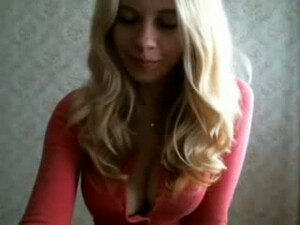 Blonde Barbie Doll Showing Her Goodies On Webcam