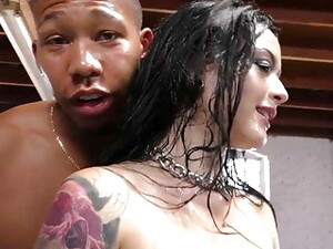Behind The Scenes, Brunette, Doggystyle, Interracial, Natural