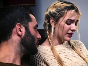 Sweet Blonde Kenna James Gets Her Cunt Banged By A Partner On The Couch
