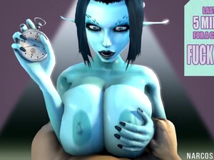 Video Game Heroes With Big Boobs Give Amazing Titjob To Big Dick Players