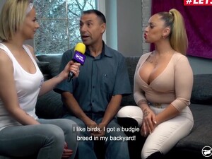 German Whore With Huge Tits Sucks In 69 And Fucks After Interview