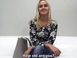 Czech Blonde, Veronika Is Moaning From Pleasure While Getting Fucked During A Porn Video Casting