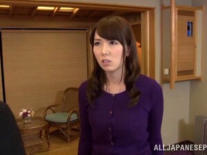 Asian Secretary Shiori Kamisak Enjoys Being Face Fucked By Her Boss
