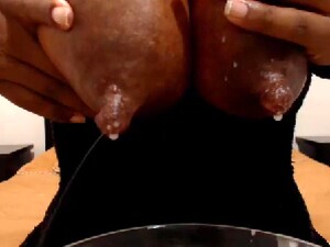 Ebony Teen Milk Maid With Massive Tits