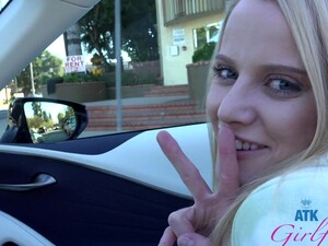 Slender Blondie Paris White Gives A Footjob And Rides In Reverse