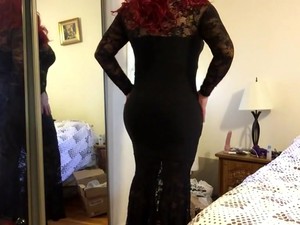 Deanna Cd Doll In Long Black Dress