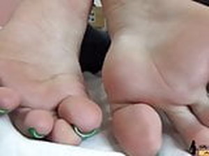 Delicious Blonde Foot - Dirty Feet And Trample Humiliation