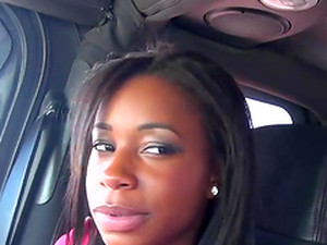 Nice Ebony Girl Has An Interracial Sex For Cash In POV Video