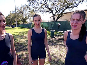 Track Girls Fuck Each Other After Practice