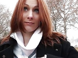 Sleazy Redhead Czech Whore Sells Herself For Some Sweet Cash