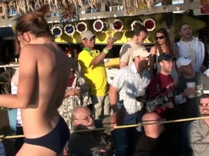 Crowd Gets Way More Than They Bargained For During Contest