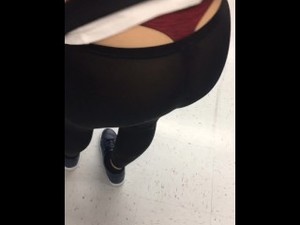 A Day Out With Wife In See Through Leggings Spandex