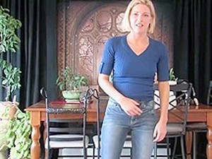 Niki Bursting In Jeans